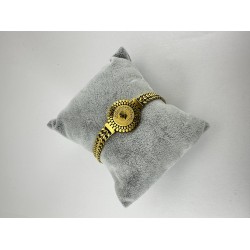 Gold Tuğralı Ayarlanabilir Bileklik